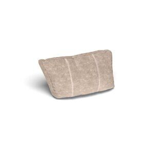 Lovesac Angled Side Pillow Cover: Venetian Taupe Corded Velvet